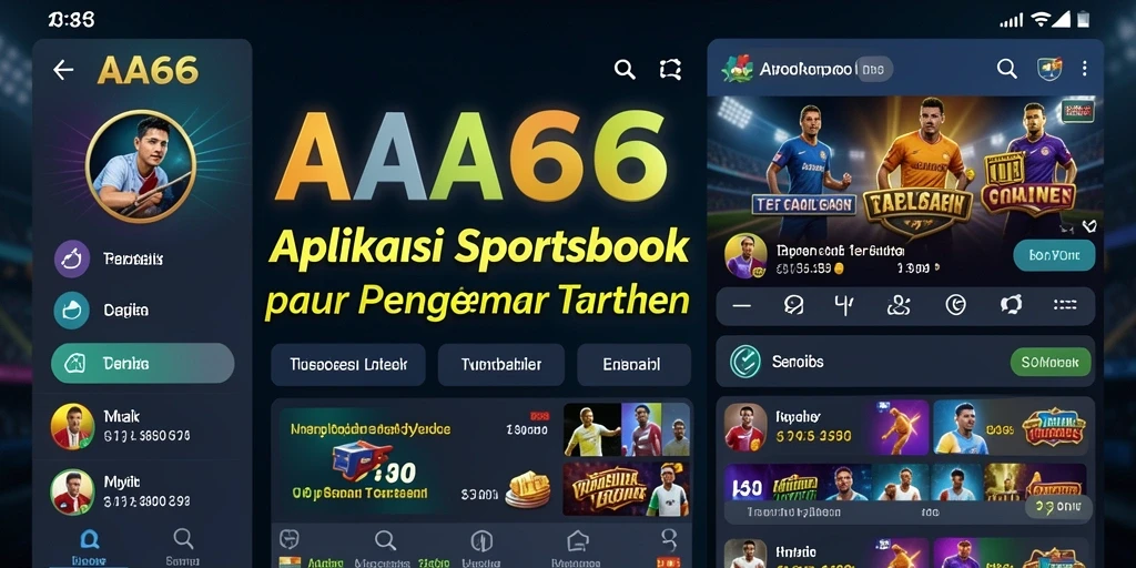 Tampilan menarik dari gameplay Sportsbook di AA666 yang mengasyikkan.
