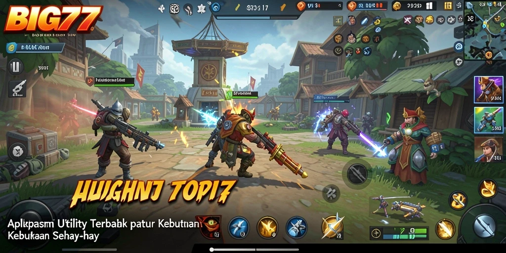 Screenshot BIG77 menunjukkan antarmuka pengguna yang intuitif dan fitur yang bermanfaat.