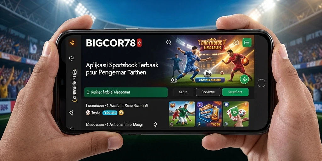 Tampilan gameplay Sportsbook yang menarik dari BIGCOR78.