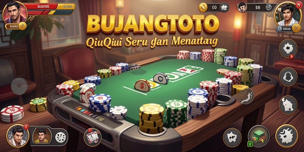 Tampilan gameplay QiuQiu yang seru dan interaktif.