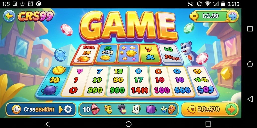 Tampilan menarik dari sesi permainan Bingo CRS99.