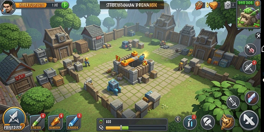 Screenshot menunjukkan gameplay menegangkan dan strategi tower di DIREKTURTOTO.