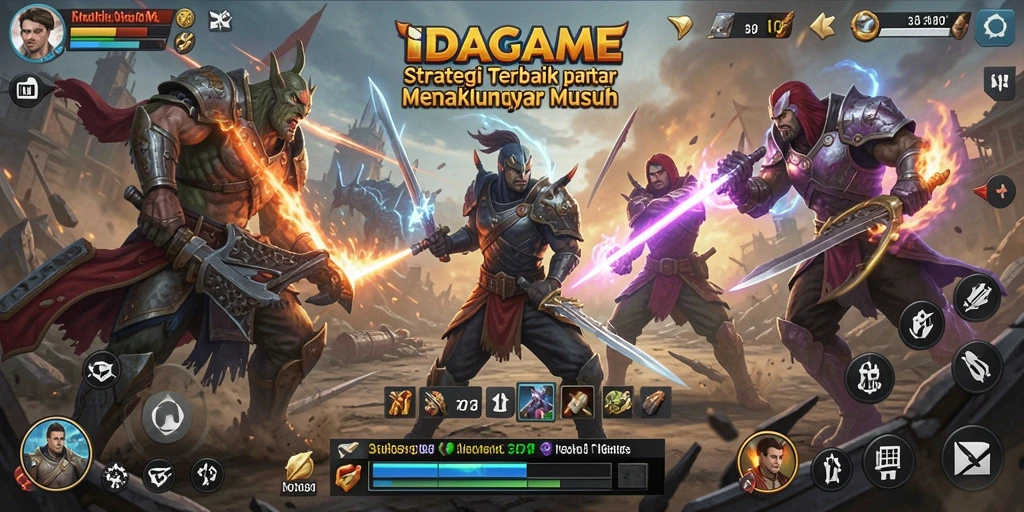 Tampilan gameplay seru dari IDAGAME dengan elemen strategi.