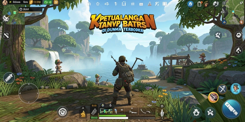 Tampilan menakjubkan gameplay KAGANDAN dalam dunia terbuka.
