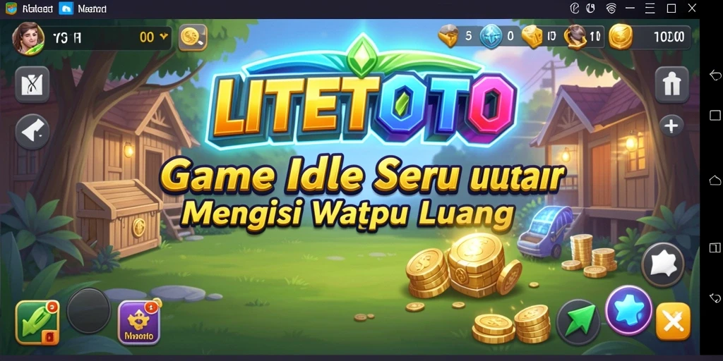 Screenshot gameplay LITETOTO menampilkan aksi seru dan mengasyikkan dalam permainan Idle.
