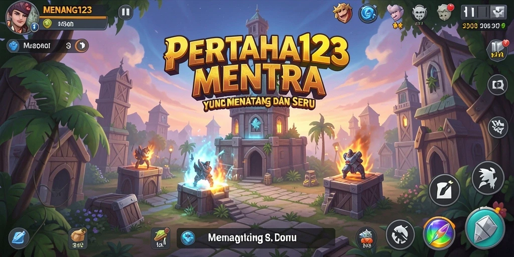 Tampilan gameplay seru dari MENANG123 dengan menara-kreatif.