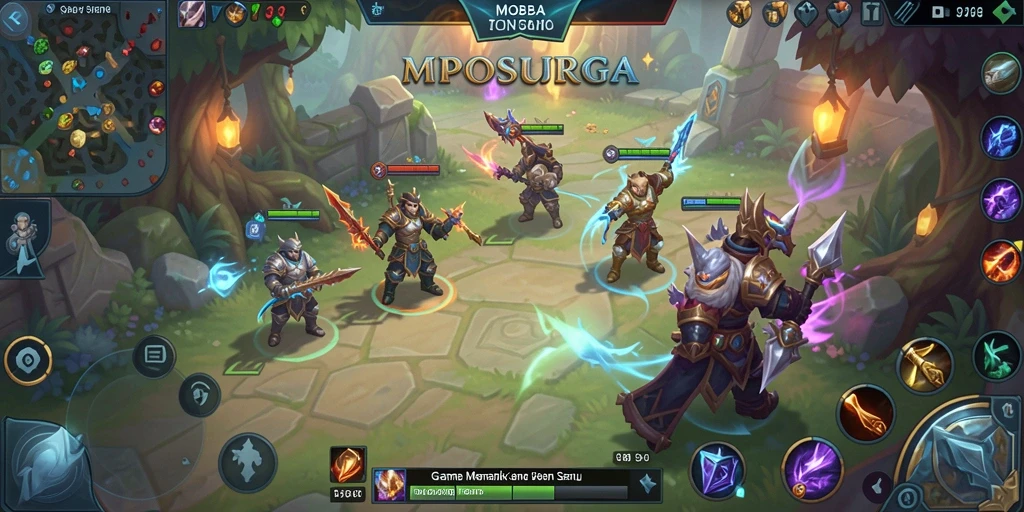 Tampilan screenshot gameplay MPOSURGA yang menegangkan dan penuh aksi.