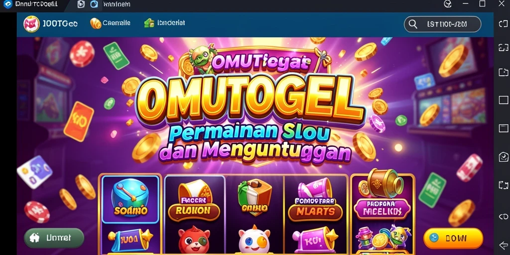 Tampilan gameplay menarik dari OMUTOGEL dengan fitur slot yang unik.