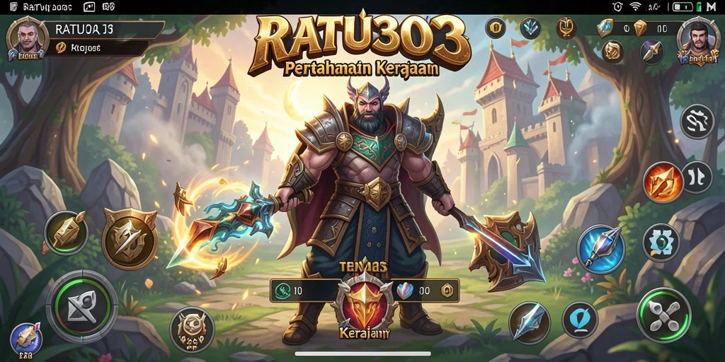 Gameplay seru dan menegangkan dalam RATU303 Tower Defense.