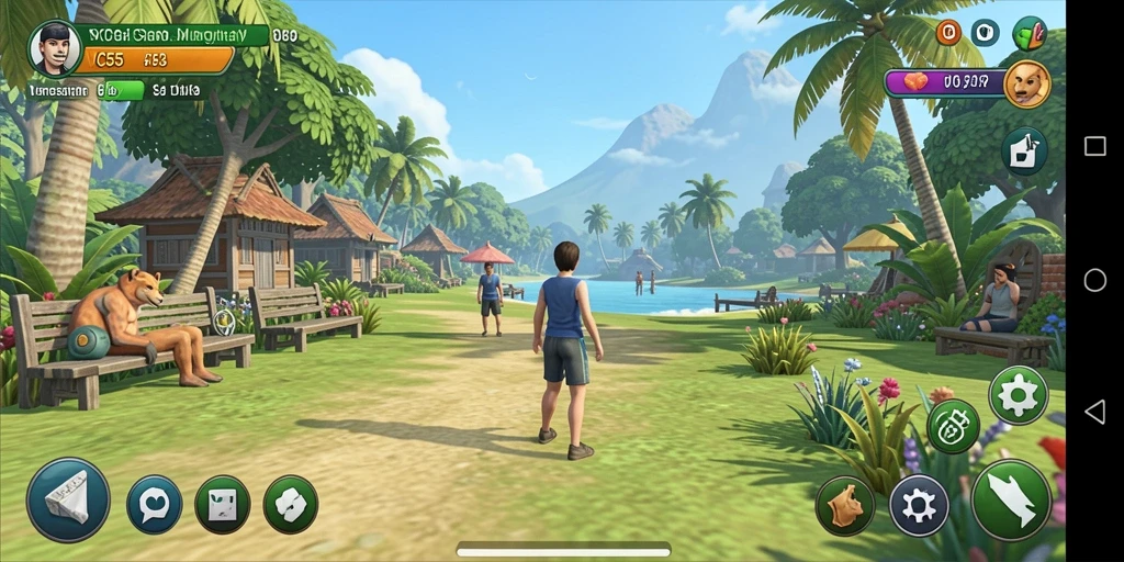 Tampilan gameplay menarik dari VC55 yang mendebarkan.