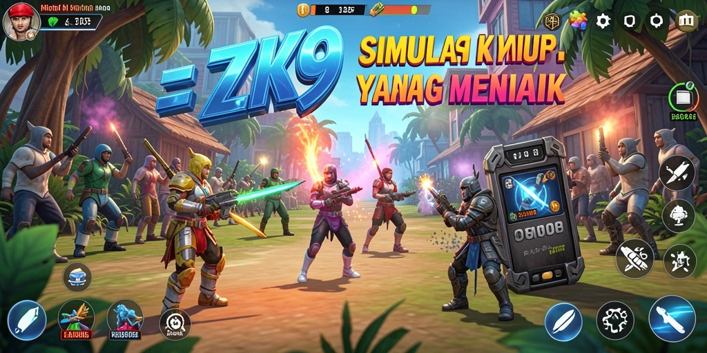 Tampilan gameplay <strong>ZK9</strong> yang menarik dan imersif dalam simulasi kehidupan.